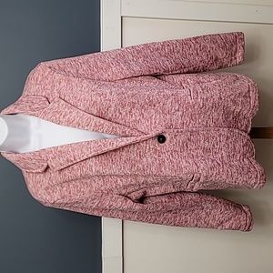 NWT Land's End Womens Sweater Fleece Blazer - Size XL (18)